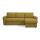 Угловой диван Лакки цвет желтый