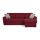 Угловой диван Лакки цвет красный