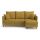 Угловой диван Фьорд цвет желтый