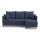 Угловой диван Фьорд цвет синий