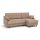 Угловой диван Женева цвет бежевый,рыжый