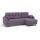 Угловой диван Орлеан цвет фиолетовый