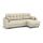 Угловой диван Орлеан цвет белый,бежевый