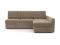 Угловой диван Бруно цвет бежевый,коричневый