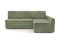 Угловой диван Бруно цвет зеленый,оливковый