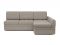 Угловой диван Бруно цвет бежевый,коричневый