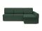 Угловой диван Бруно цвет зеленый
