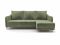 Угловой диван Бьерг цвет зеленый,оливковый