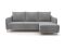 Угловой диван Бьерг цвет серый