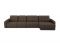 Угловой диван Джефферсон цвет коричневый