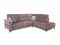 Угловой диван Хадсон цвет фиолетовый,розовый