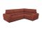 Угловой диван Браун цвет красный,терракот