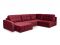 Угловой диван Джефферсон цвет красный,бордовый