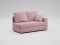 Диван кушетка MOON 074 цвет сиреневый,розовый