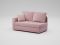 Диван кушетка MOON 074 цвет сиреневый,розовый