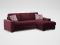 Угловой диван MOON 107 цвет красный