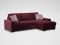 Угловой диван MOON 107 цвет красный