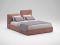 Кровать с подъёмным механизмом MOON 1107 цвет розовый