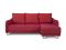 Угловой диван Бьерг цвет красный,бордовый