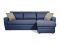 Угловой диван Лакки цвет синий