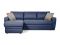 Угловой диван Лакки цвет синий