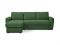 Угловой диван Лакки цвет зеленый