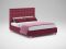 Кровать с подъемным механизмом MOON 1155 Sunshine цвет красный,бордовый