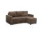 Угловой диван Некст цвет коричневый
