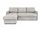 Угловой диван Флит цвет серый  (код 460490)