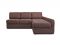 Угловой диван Бруно цвет коричневый