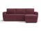 Угловой диван Лакки цвет красный,бордовый