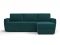 Угловой диван Лакки цвет зеленый
