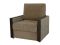 Кресло-кровать Манхэттен цвет коричневый