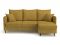 Угловой диван Фьорд цвет желтый