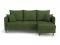 Угловой диван Фьорд цвет зеленый