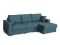 Угловой диван Неаполь-2 цвет синий,голубой