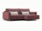 Угловой диван MOON 005 цвет красный,бордовый