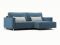 Угловой диван MOON 005 цвет синий,бирюза,голубой