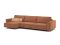 Угловой диван MOON 005 цвет оранжевый,красный