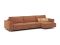 Угловой диван MOON 005 цвет оранжевый,красный