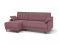 Угловой диван Женева цвет розовый