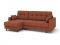 Угловой диван Орлеан цвет красный,терракот