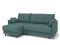 Угловой диван Каролина цвет зеленый