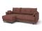 Угловой диван Каролина цвет красный,бордовый