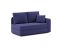 Диван кушетка MOON 074 цвет синий,сиреневый
