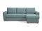 Угловой диван Лакки цвет зеленый,бирюза