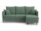 Угловой диван Фьорд цвет зеленый