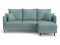 Угловой диван Фьорд цвет зеленый