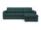 Угловой диван Айдер цвет зеленый