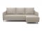 Угловой диван Бьерг цвет белый,бежевый